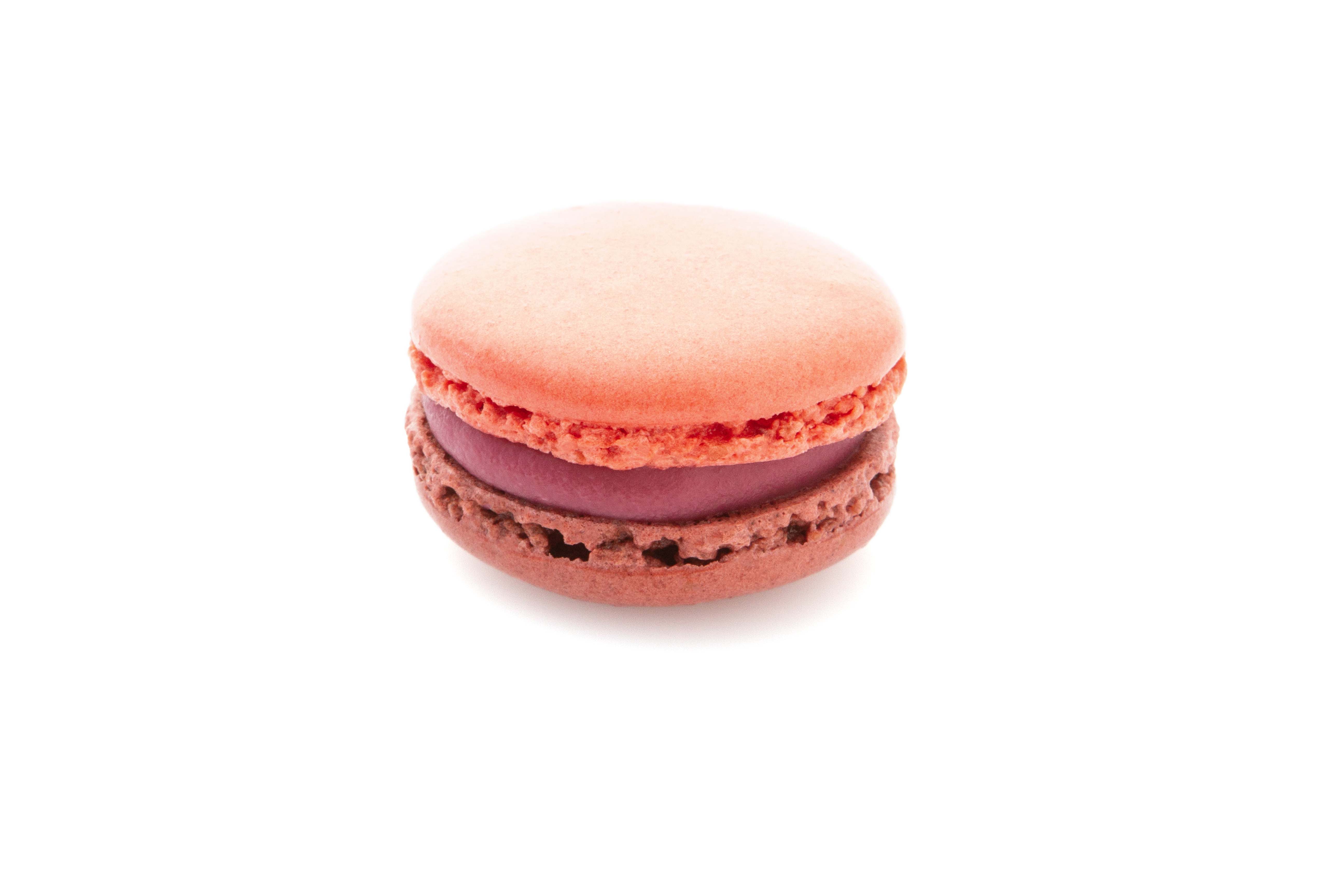 Macaron violetframboise 