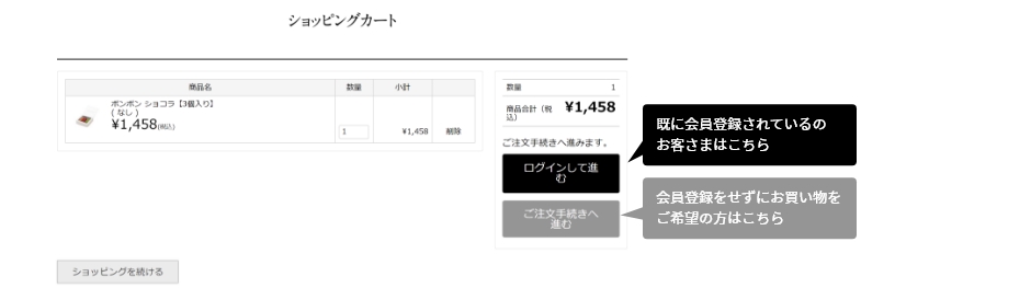 3. ご注文手続きへ進む